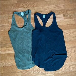 PINK Tank Top Bundle - Green and Black